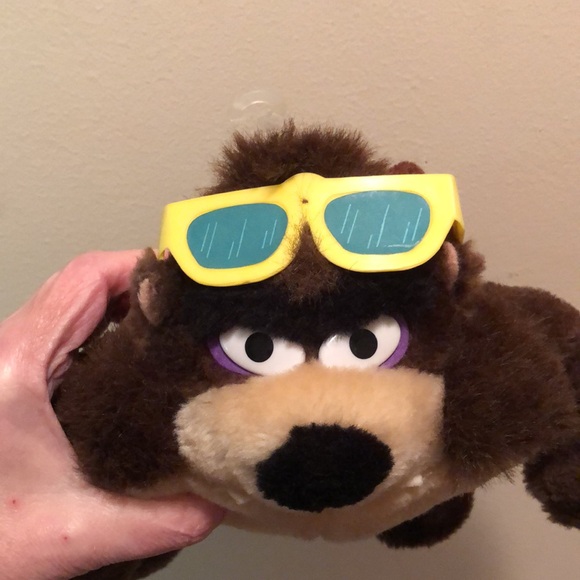 Looney Tunes Tasmanian Devil in swim trunks vintage plush stuffed toy - Picture 4 of 6